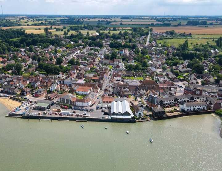 An arial view of Manningtree